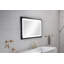 Miroir de salle de bain 40 "x 24" à DEL avec cadre en aluminium-1495673088