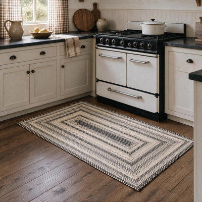 Tapis ivoire / gris Birch