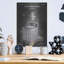 «Soap Distributeur Blueprint Vernis Chalkboard», art mural en métal, 16 po x 24 po-552543840