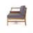 4-PIECE SOFA SET, DARK GRAY