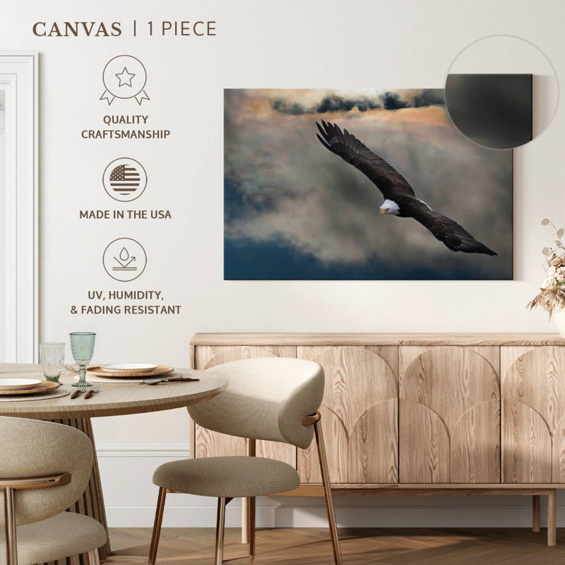 Brampt Soaring Eagle, 30" H x 45" W