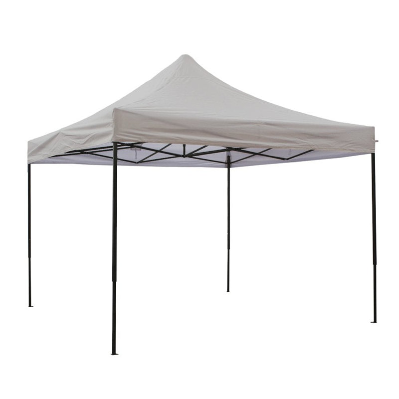 Cailin Pop-Up Gazebo, 280cm H x 250cm W x 250 cm D, Light Grey