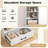 Nobumitsu Storage Bookcase-647148895