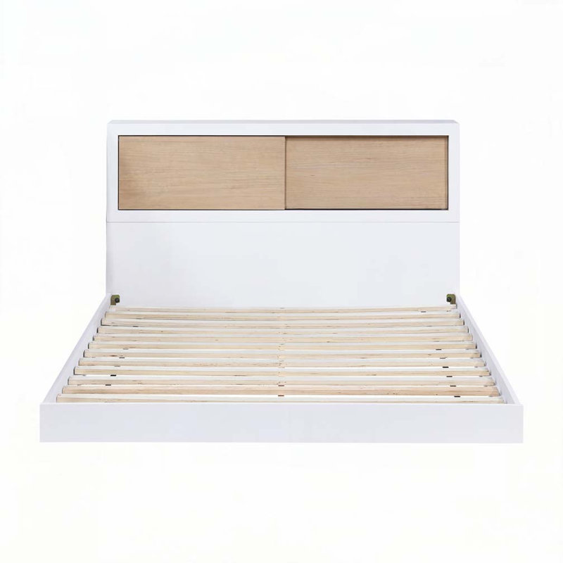Tête de lit et bibliothèque, Double