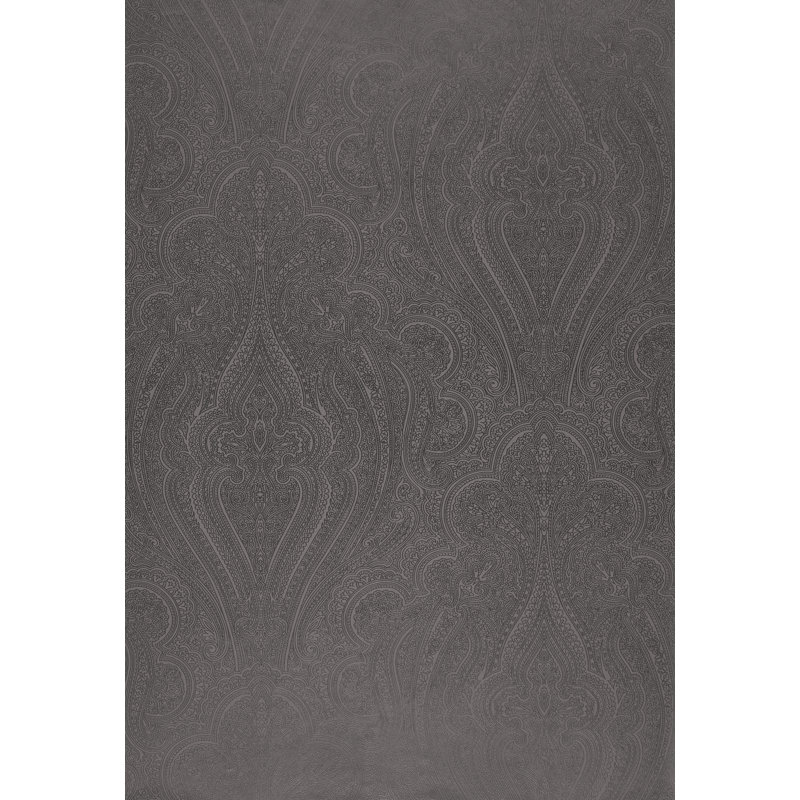 Breckenridge Paisley Wallpaper, Charcoal