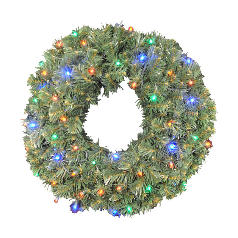 Couronne lumineuse en PVC, 36 po, Multicolore