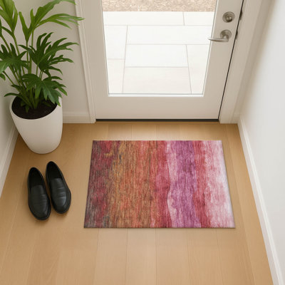 Premium Machine Washable Mehara AMF1699 Stripes Rug