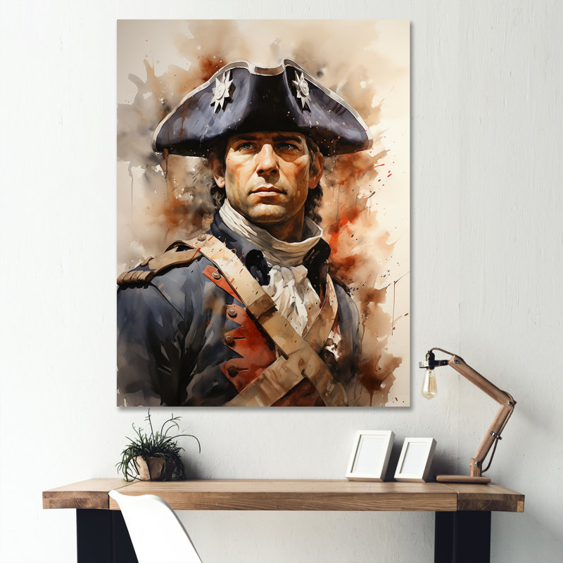 Filibert The American Revolutionary War I, Toile tendue, H 32 po x l 24 po x P 1 po