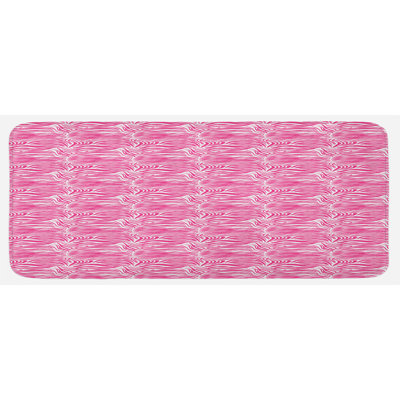 Tapis de cuisine à imprimé zèbre
