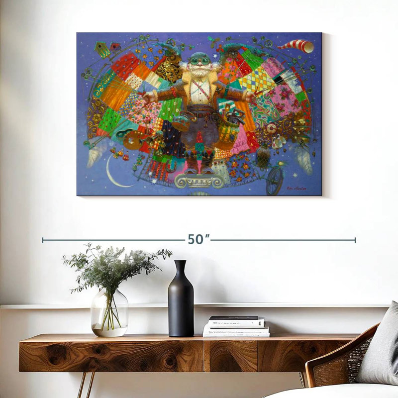 Optimist, 26" H x 39" W
