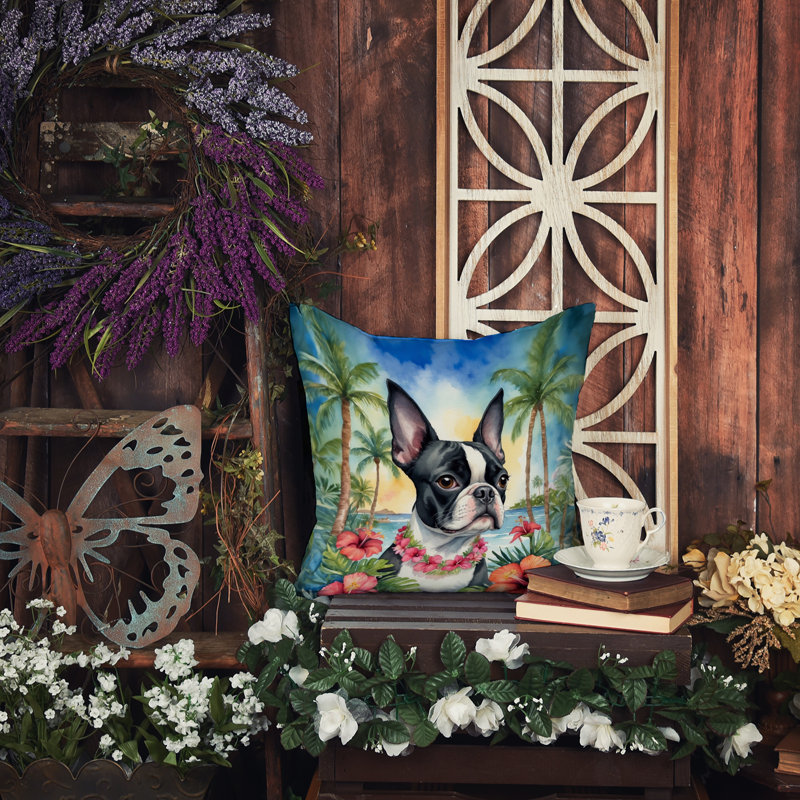 Outdoor Throw Pillow, 14"H x 14"W
