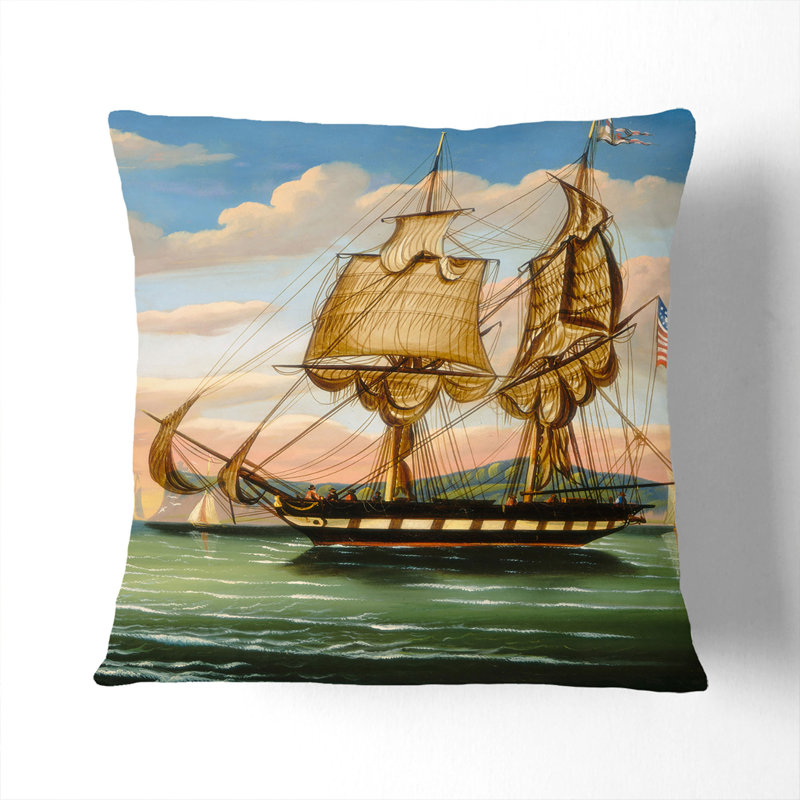 Square Cushion, 55cm H x 55cm W x 20cm D, Black