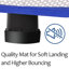 Trampoline 55 po pour tout-petits avec filet de sécurité et balles, mini trampoline intérieur / extérieur pour enfants-114491887