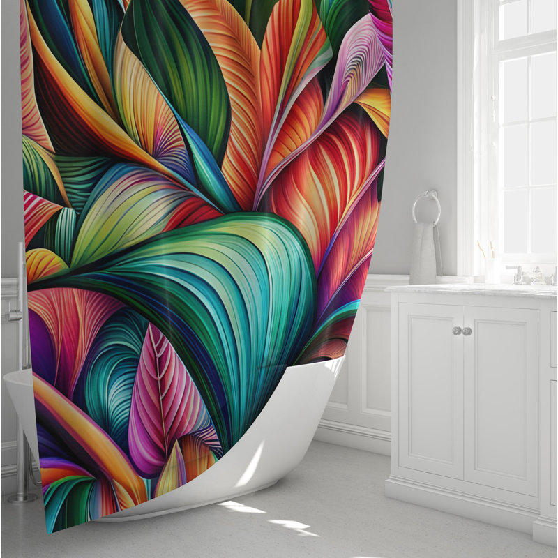 Rideau de douche Cruzita, H 93 po x l 70 po