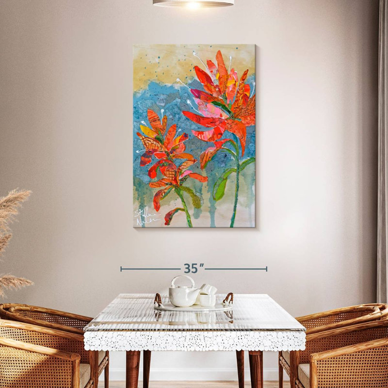Harnek Indian Paintbrush II, H 45 po x l 30 po