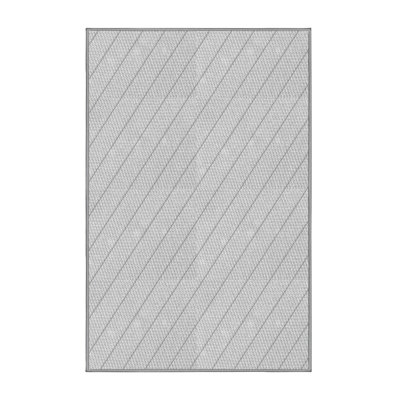 Tapis zone grise à motifs
