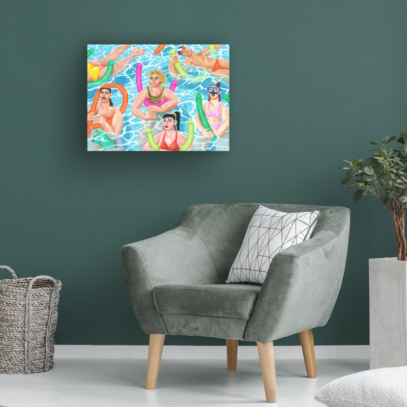 Art sur toile, "Bachelor", H 14 po x l 19 po