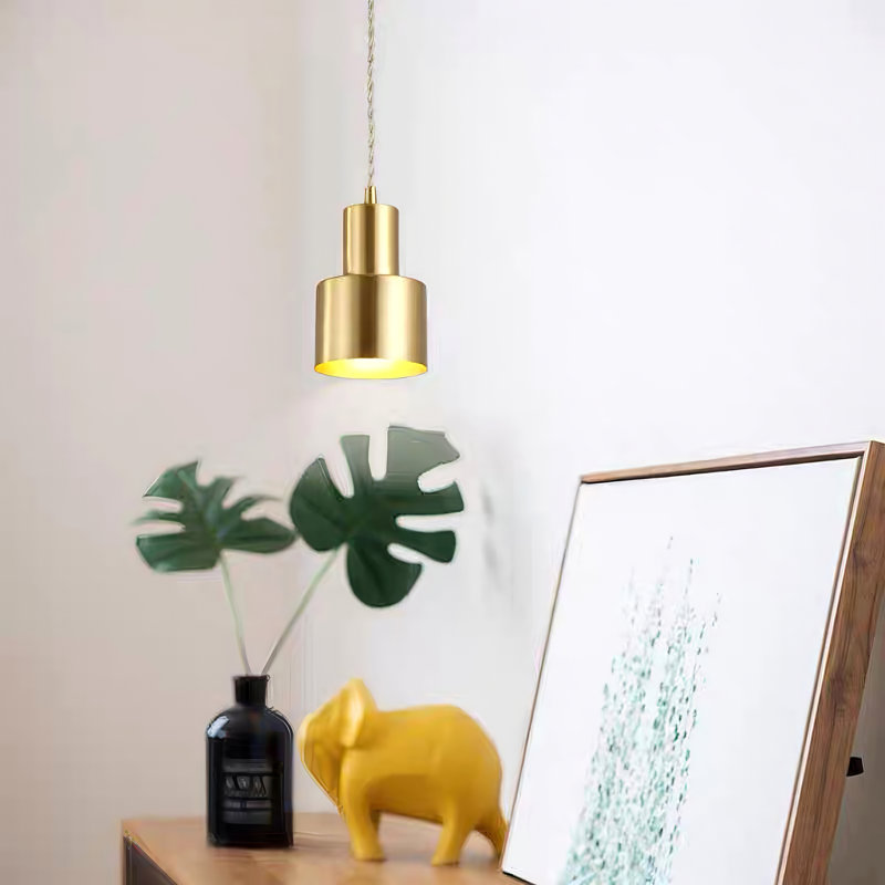 Luminaires suspendus E27 modernes dorés noirs décoratifs pour le plafond nordique pour îlot de cuisine salle à manger salon chambre à coucher