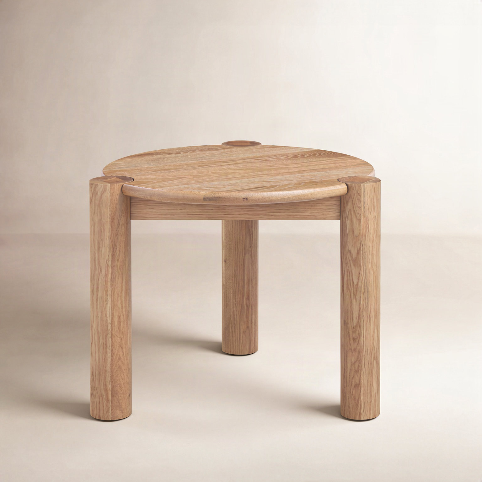 Ladonna 22" Oak End Table, Tan