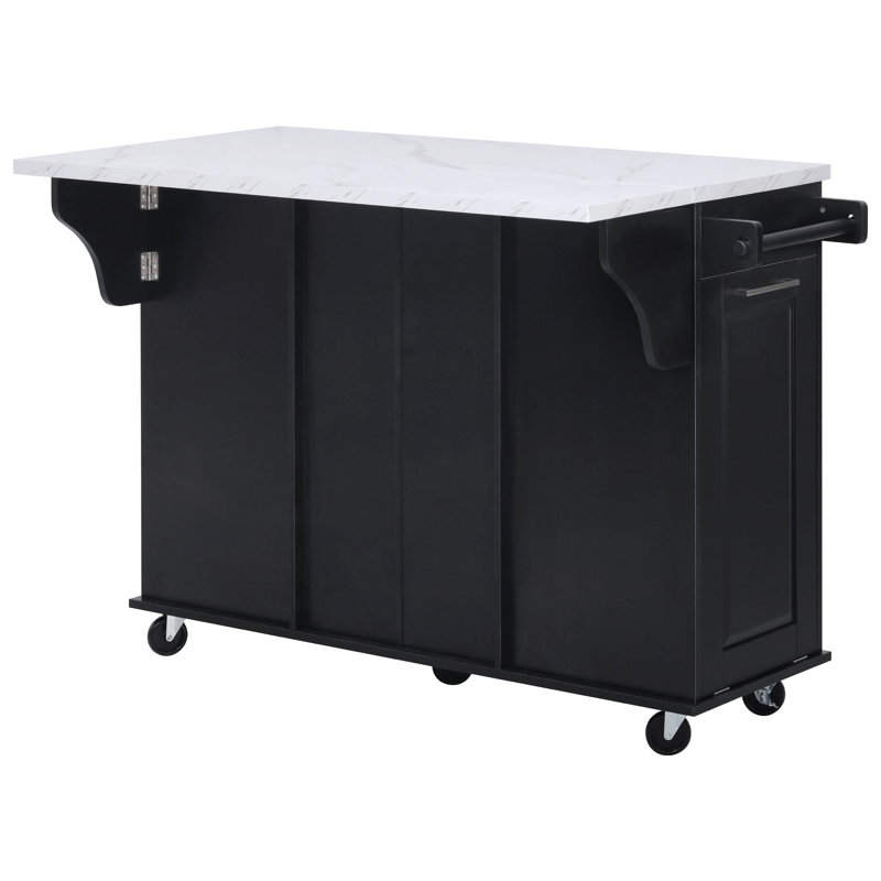 Latitude Run® Kitchen Island With Drop Leaf - Wayfair Canada