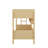 Twin Size Bunk Bed With Shelves,Ladder Can Be Changed Left Or Right-378148248