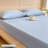 Moomee Fitted Sheet with Pillowcases 3-Piece Set 100% Washed Cotton Linen Like Textured-120928284-120928282