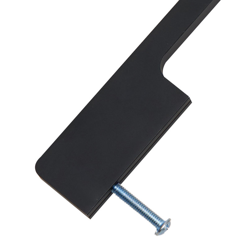 2Pcs Matte Black Furniture Handles, 128mm