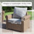 All-Weather Wicker 7 - Person Patio Conversation Sets with Cushions-117069233