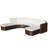 Warrington 4 Pieces Sectional Seating Group with Cushions-414213378