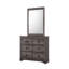 Armoire de chevet contemporaine à 6 tiroirs 1pc-1041123848