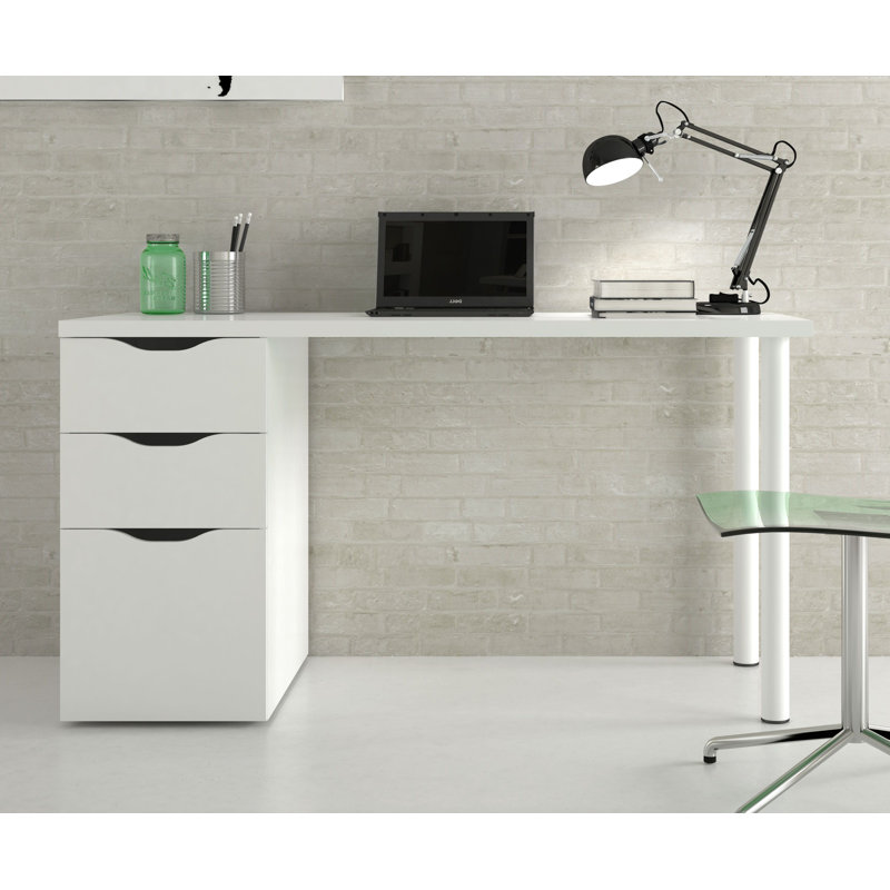 Agnuni Solid Wood Secretary Desk