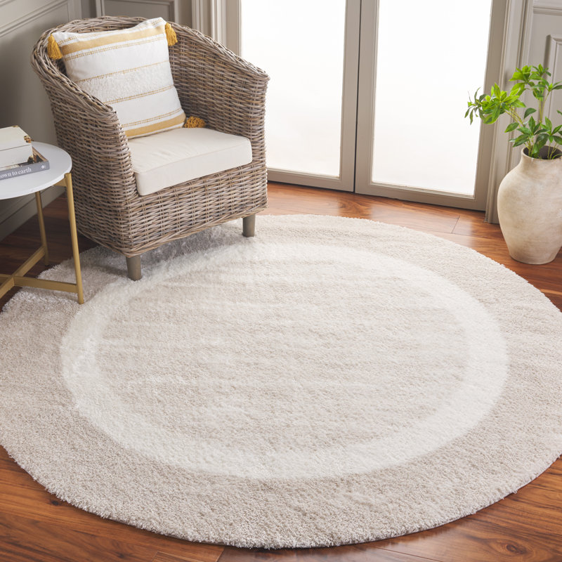 Tahoe Shag Performance Rug, Round 6'7"