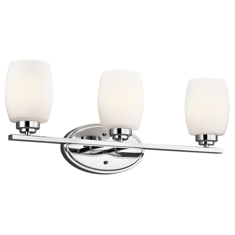 Esmont 3 - Light Dimmable Vanity Light, Chrome, Incandescent