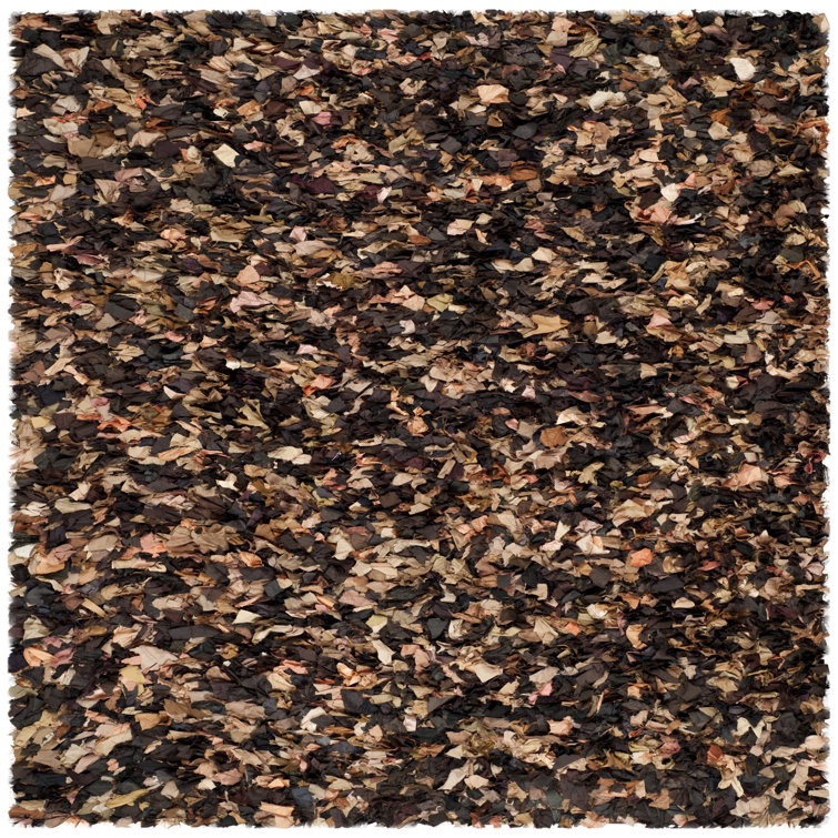 Godsey Shag Hand Woven Performance Solid Color Rug