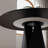 Vera Modern Round Dining Table with Lazy Susan for 4-6, Sintered Stone Tabletop, Solid Pedestal Carbon Steel Base Pre-Assembly-101644226-101644228-101644229