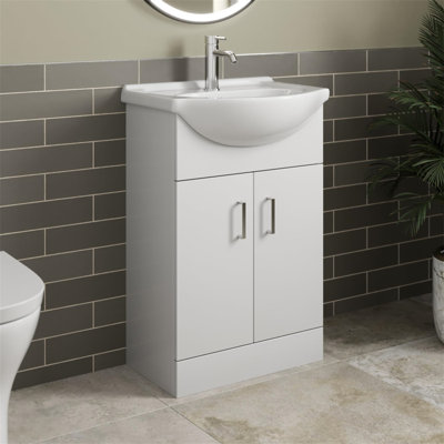 Areford 10mm Single Bathroom Vanity with Ceramic Basin