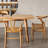 Brown Rectangular Solid Wood Dining Table-582142153