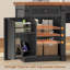 Bureau de direction en L à 4 tiroirs, bureau de direction 67 po x 67 po-1352748825