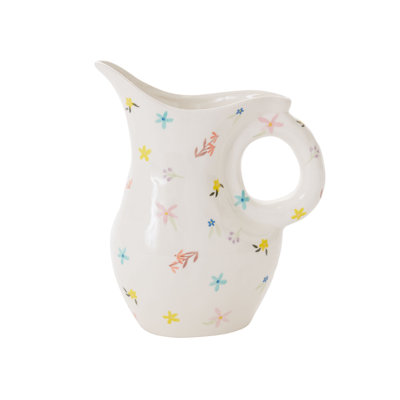 Pichet floral Felder Ditsy 7,5 po x 4 po x 9,5 po