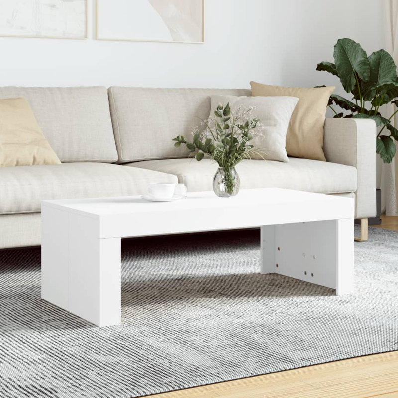 Noda Enclosed Coffee Table, White