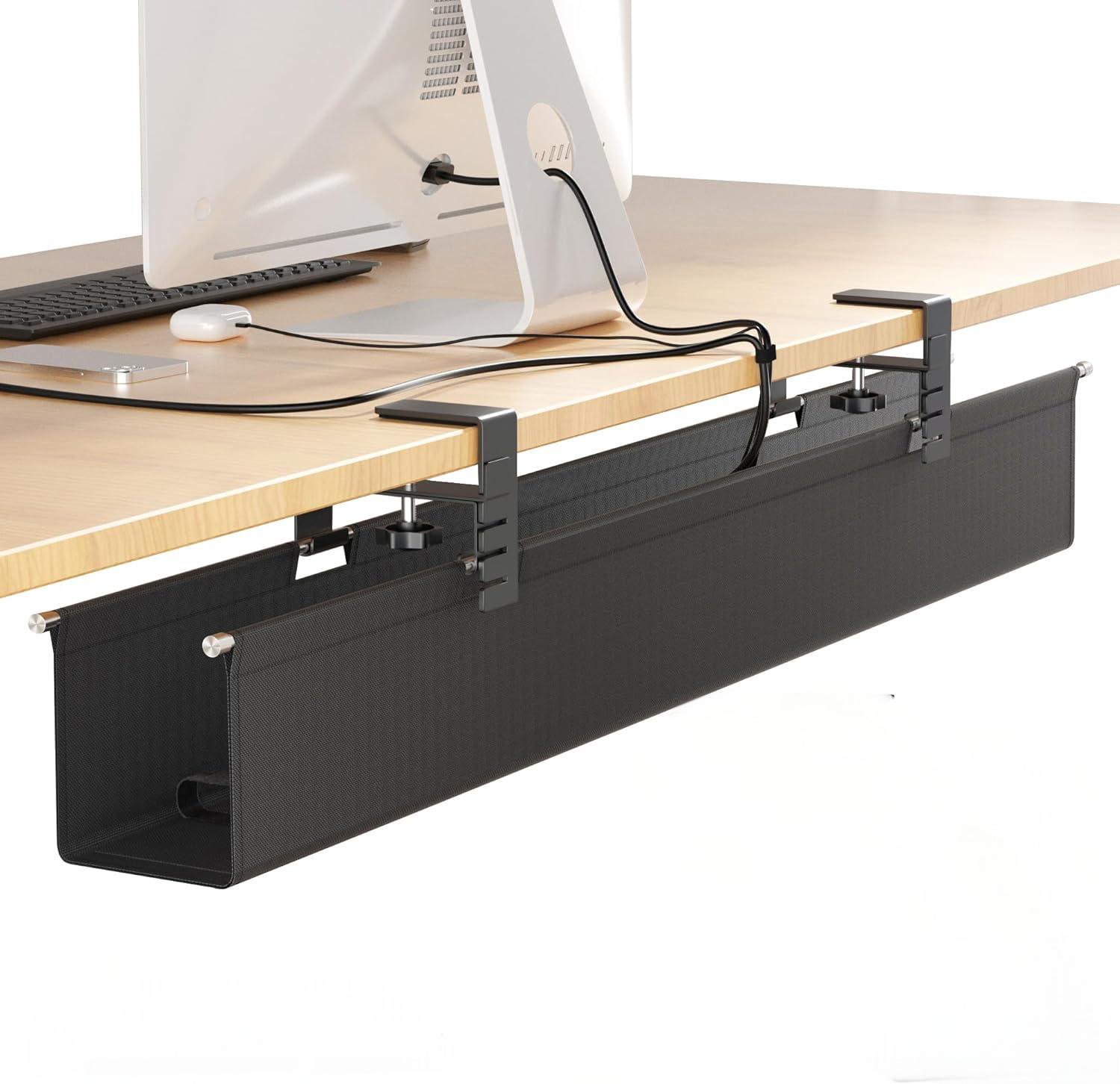Elaine Mercure Large Under Desk Cable Management Tray, Cinati Cable ...