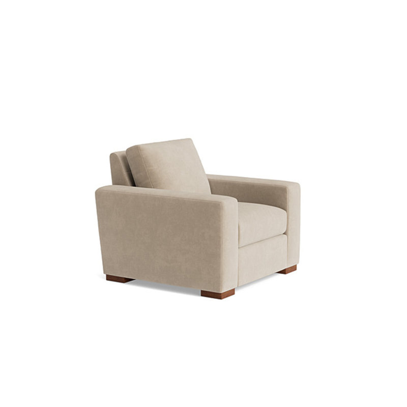 Couch Potato Chair, Velvet - Beige
