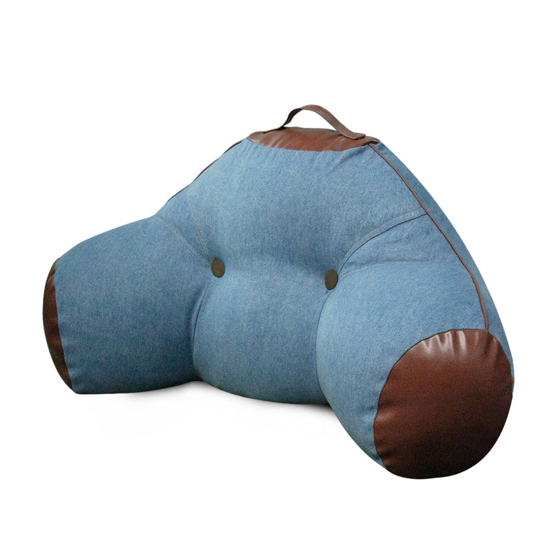 Blue Bolster Cushion