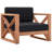 Anguilla Teak Patio Chair with Cushions-86506434