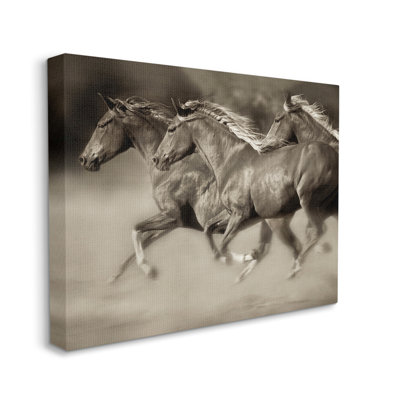 " Galloping Horse Herd Trotting Wild Animal " by Lisa Dearing