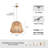 4 - Light Lantern Rope Geometric Chandeliers
