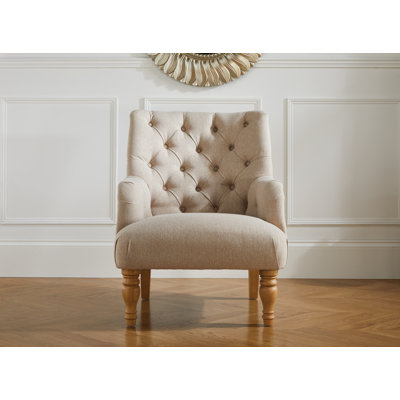 Hegland 73Cm Wide Tufted Polyester Blend Armchair