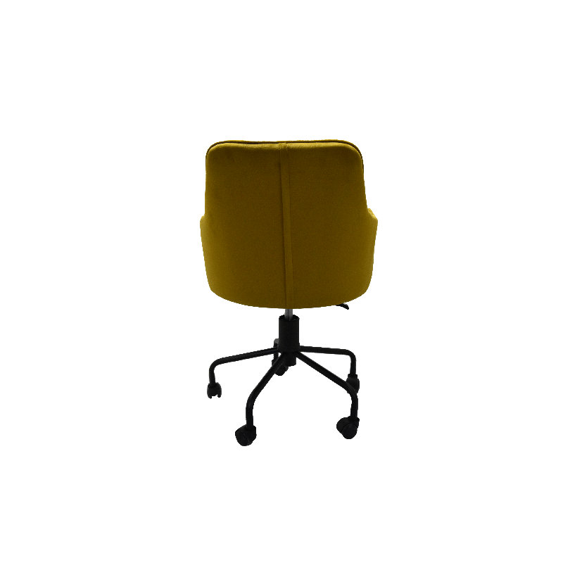Vienna Swivel Chair, Mustard
