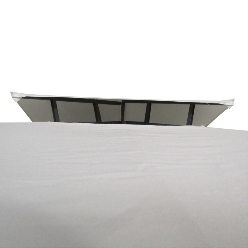 Pavillon de jardin crème blanc 10 pi x 13 pi - Abri à double toit pour patio, jardin, pelouse avec auvent, pour pelouse, utilisation