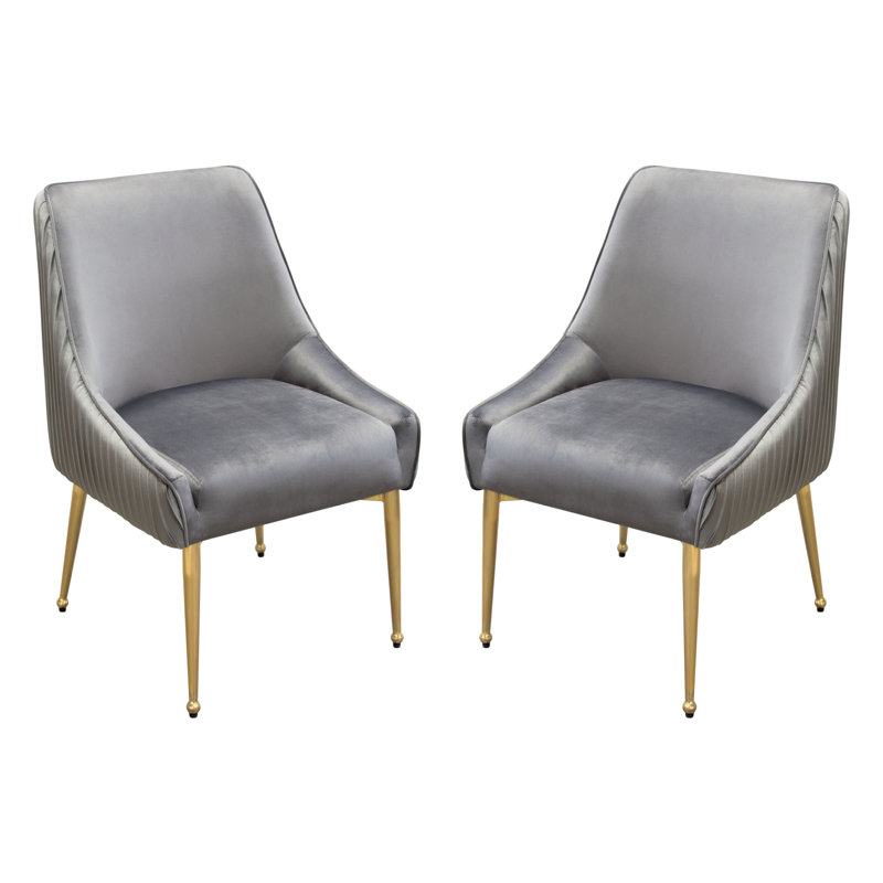 Chaise parsons Dunwich Niobrara, Gris
